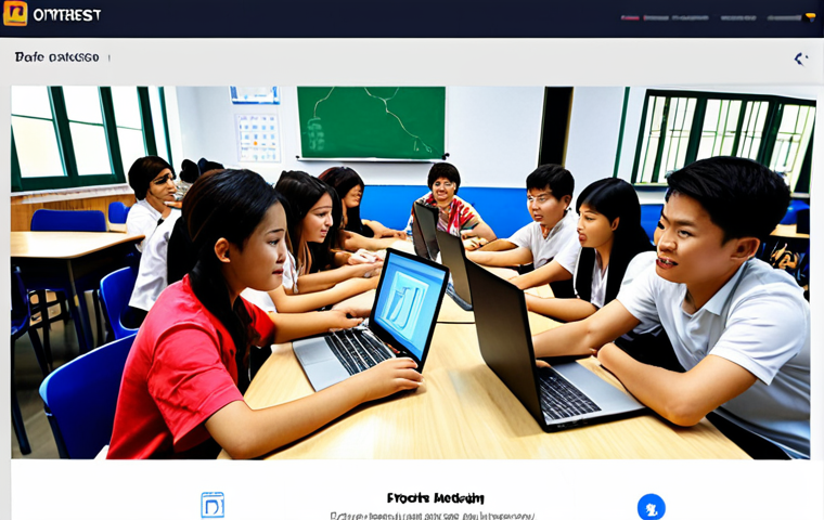 **
Prompt: Project-based learning in a vibrant online classroom, diverse students collaborate on a digital marketing campaign, brainstorming session, laptops with creative visuals, dynamic teamwork, modern and bright atmosphere, emphasizing practical skill development, Vietnamese context.
**