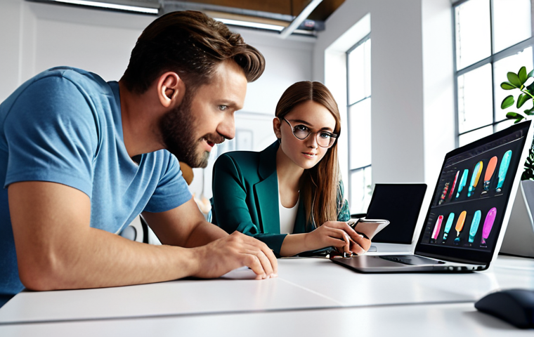 ** A diverse team collaborating dynamically using digital tools. Focus on communication and task management within a modern, bright workspace. Capture a sense of productivity and seamless teamwork.

**